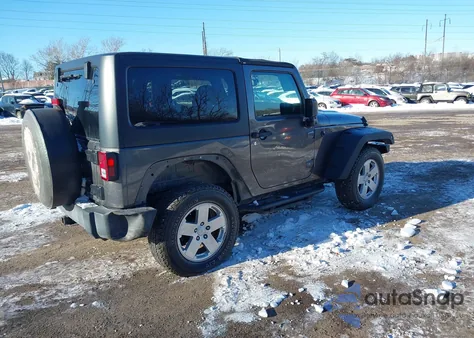 2016 Jeep Wrangler Sport from USA, damaged, VIN 1C4AJWAG6GL313515